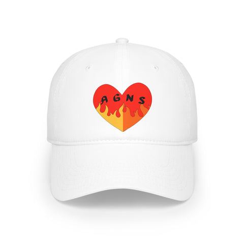 AGNS Heart Logo - Low Profile Baseball Cap