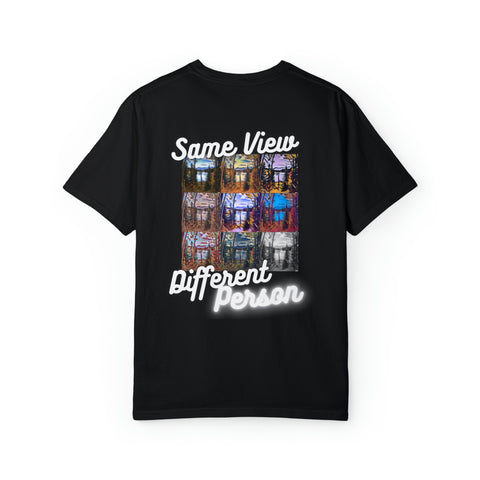 Same View Different Person - Unisex Garment-Dyed T-shirt