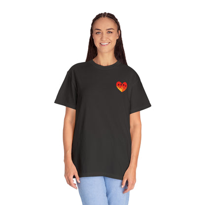 Fire Logo - Unisex Garment-Dyed T-shirt