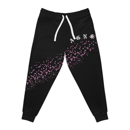 Sakura Pedals Logo (Black) - Athletic Joggers