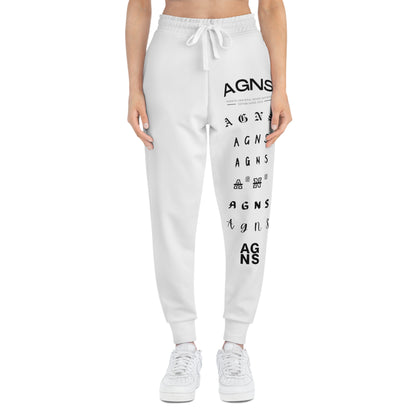 Unreleased Logos (white) - Athletic Joggers