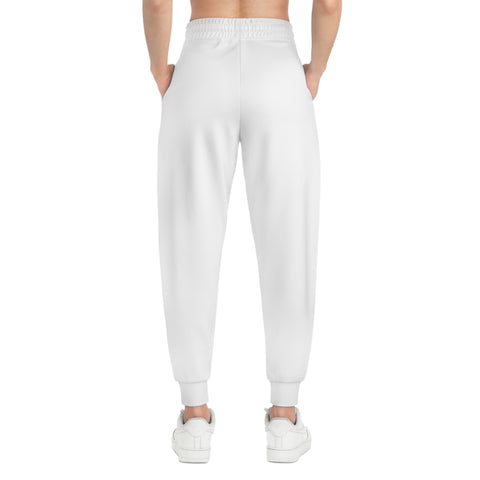 Set Your Heart Ablaze (White) - Athletic Joggers