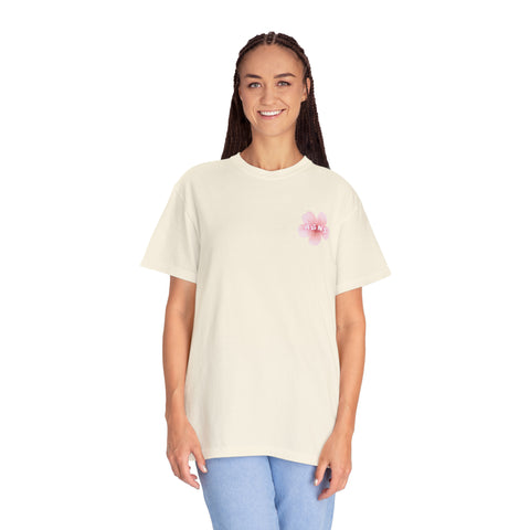 Flower Logo - Unisex Garment-Dyed T-shirt