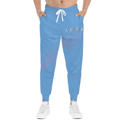 Sakura Pedals Logo (Light Blue) - Athletic Joggers