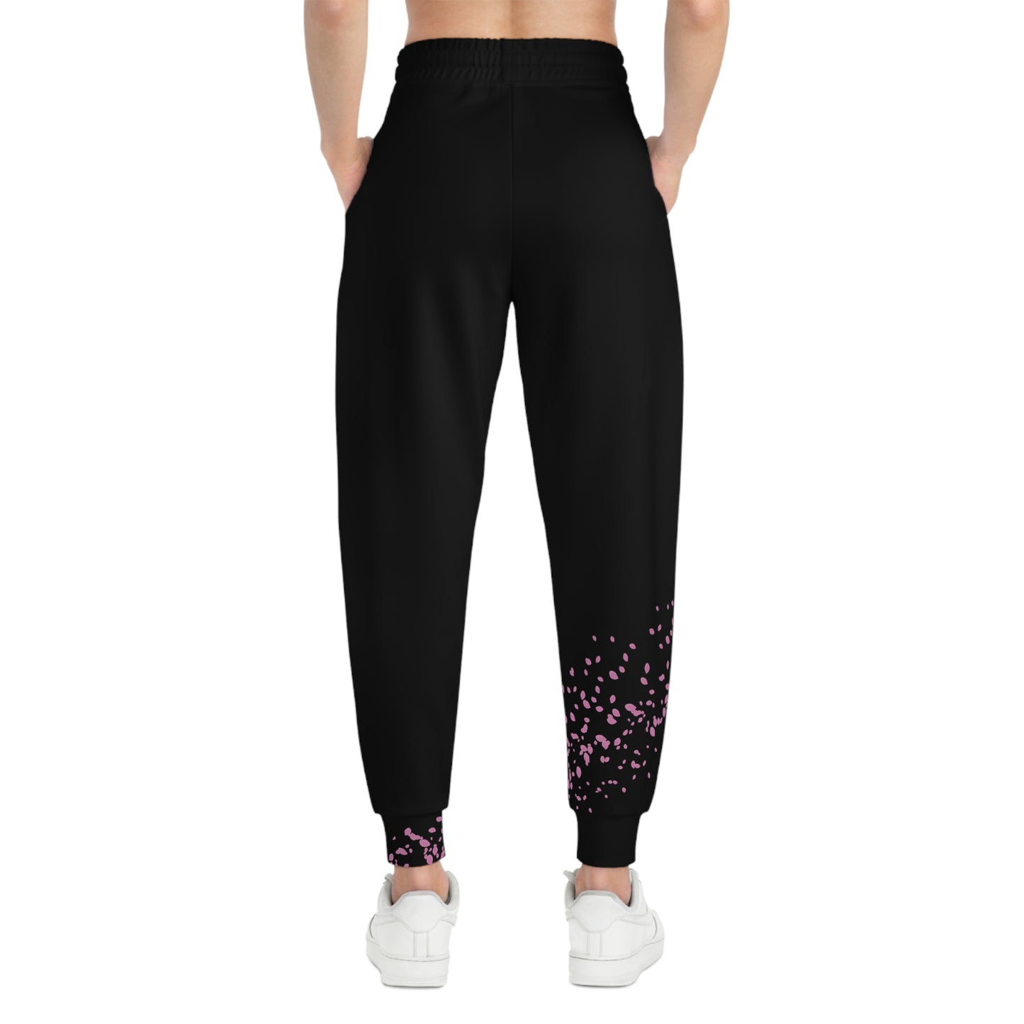 Sakura Pedals Logo (Black) - Athletic Joggers