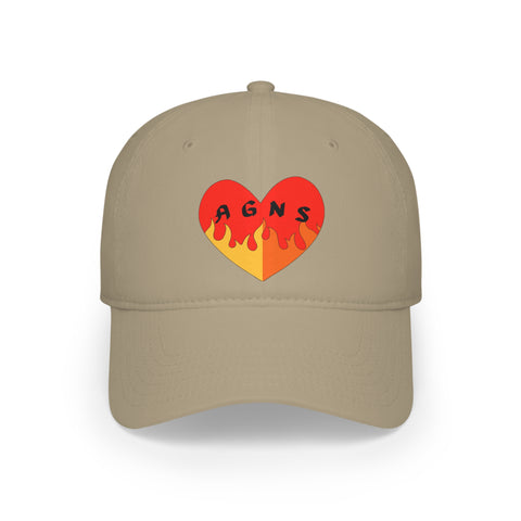 AGNS Heart Logo - Low Profile Baseball Cap
