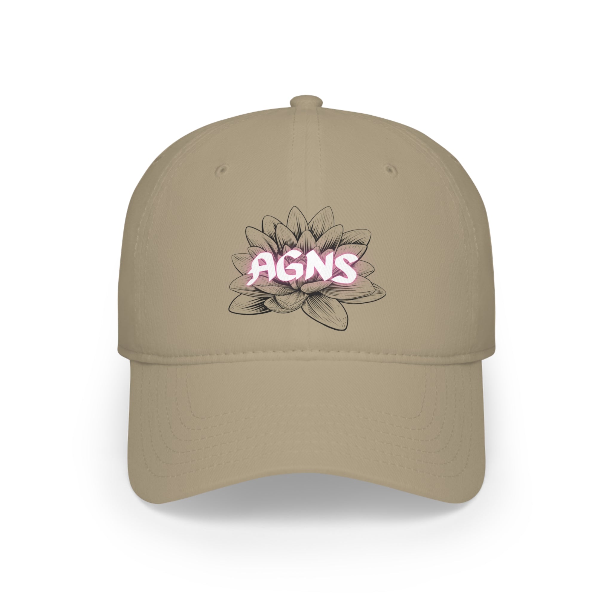 Lotus Flower Logo Pink - Low Profile Baseball Cap