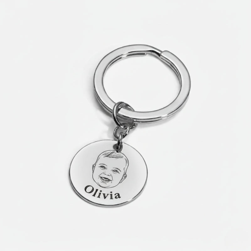 Loved One Portrait Keychain