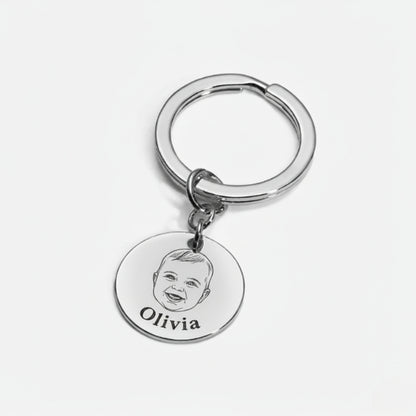 Loved One Portrait Keychain