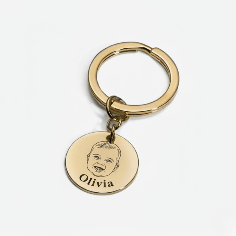 Loved One Portrait Keychain