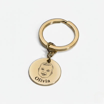 Loved One Portrait Keychain