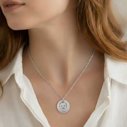 Loved One Portrait Necklace