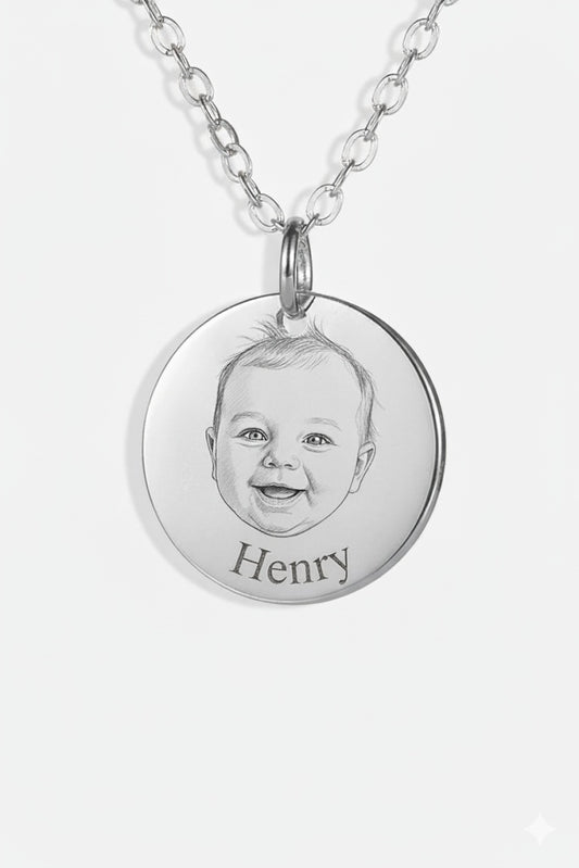 Little One Portrait Necklace