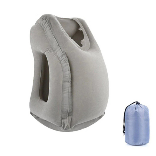 Inflatable travel pillow